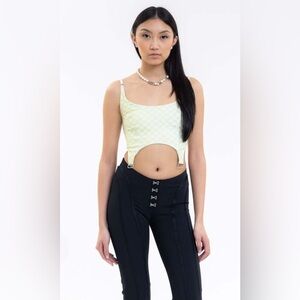 misbhv lingerie monogram spaghetti top size S